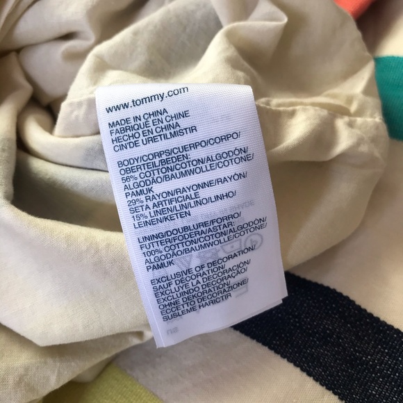 Tommy Hilfiger Colorful Striped Spring Dress Sz 6 - Picture 5 of 7